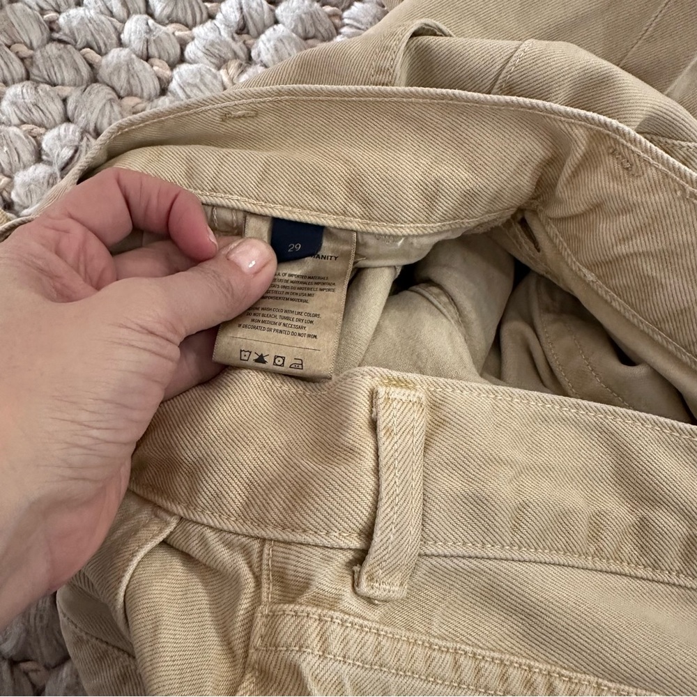 NWT Citizens Of Humanity Beverly Trouser Taos‎ Sand Tan Wide Leg size 29 - Picture 7 of 8